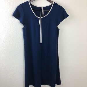 Kensie Womens Dress, Navy Blue Size Small